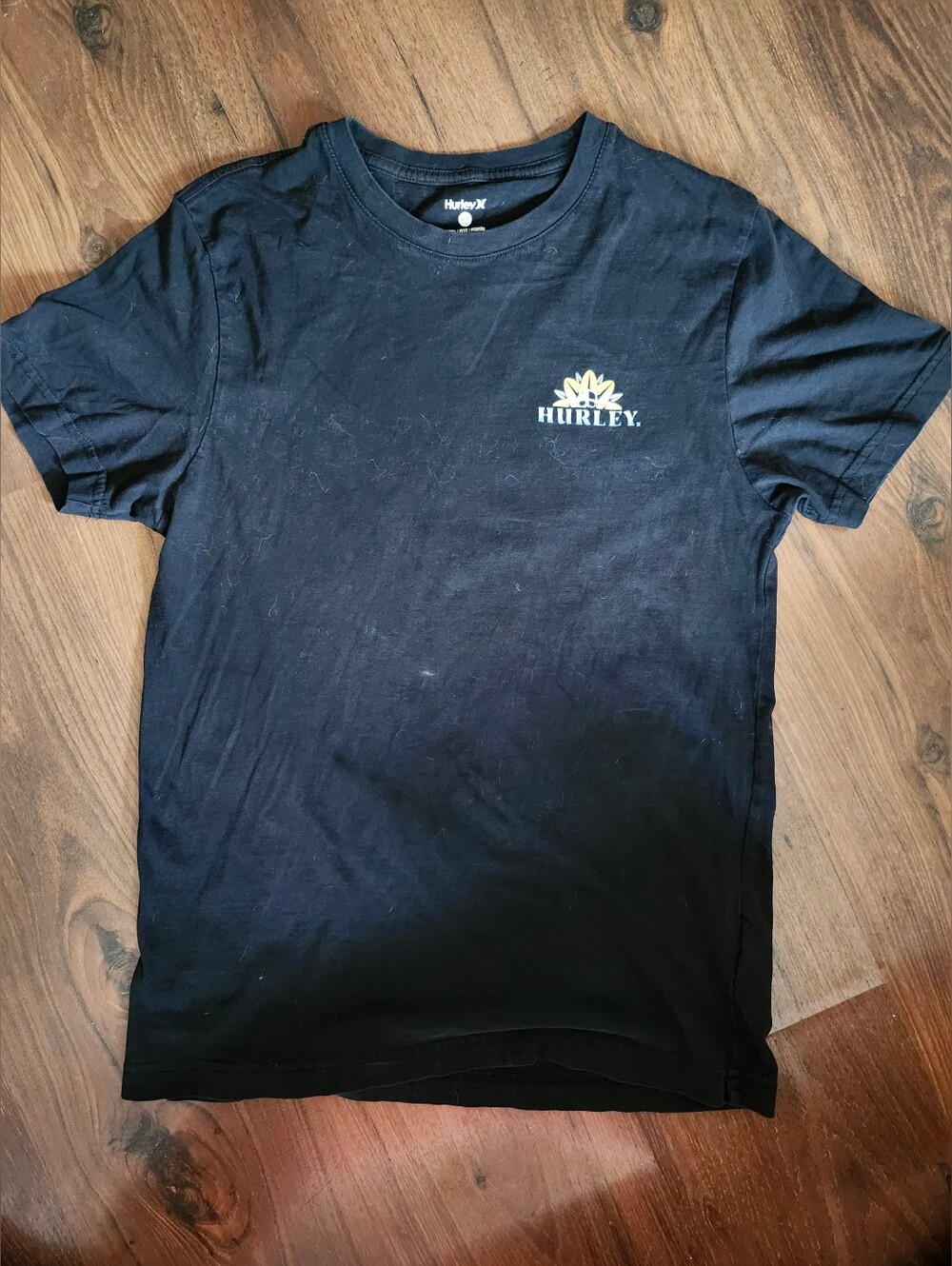 Hurley Black Graphic Tee Men's Small